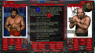 The Great Kabuki vs Ken Patera Filsinger Games Solo Card Dice Wrestling rpg OCW 39