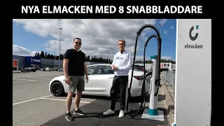 Jag har besökt Elmacken i Smålandia! 8 snabbladdare i modern tappning!
