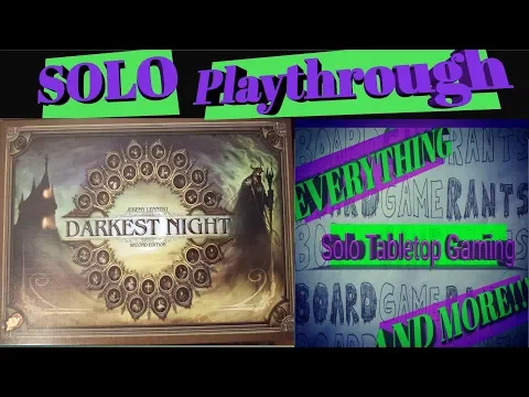 Darkest Night: 2nd Edition Playthrough