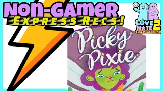 Picky Pixies - By Elizabeth Hargrave | Non-Gamer Express Recs - 5 Minutes Or Less Review!