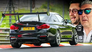 Flying Custom HUGE WING BMW M4! // Nürburgring