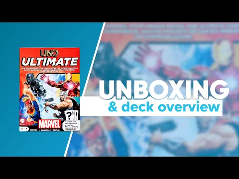 Marvel Uno Ultimate Unboxing & Deck Overview | @MattelGames @Mattel