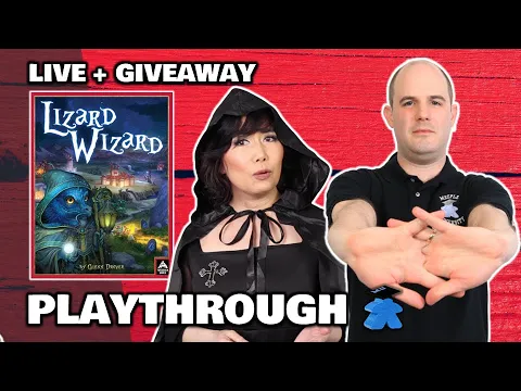 Lizard Wizard - LIVE Playthrough Board Game