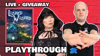 Lizard Wizard - LIVE Playthrough Board Game