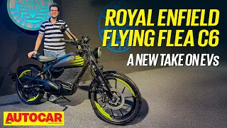 Royal Enfield Flying Flea C6 - The tech-laden retro EV | Walkaround | Autocar India