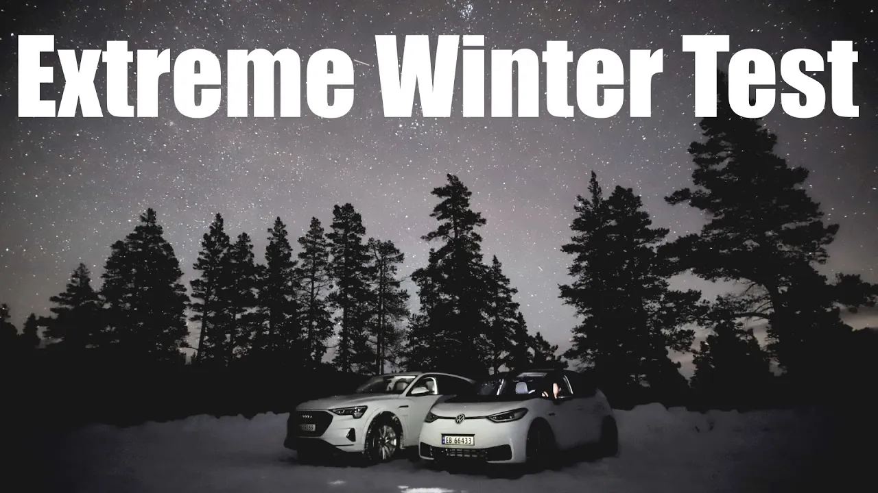 Audi E-Tron vs Volkswagen ID.3 Winter Range, Charging & Camping Test! Feat @bjornnyland