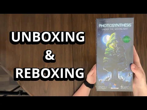 Photosynthesis: Under the Moonlight Expansion - Unboxing, Reboxing & Assembly - What's in the Box?