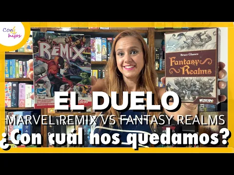 [EL DUELO] Marvel Remix VS Fantasy Realms (Looping Games) ¿Con cuál nos quedamos? y ¿Cómo se juegan?