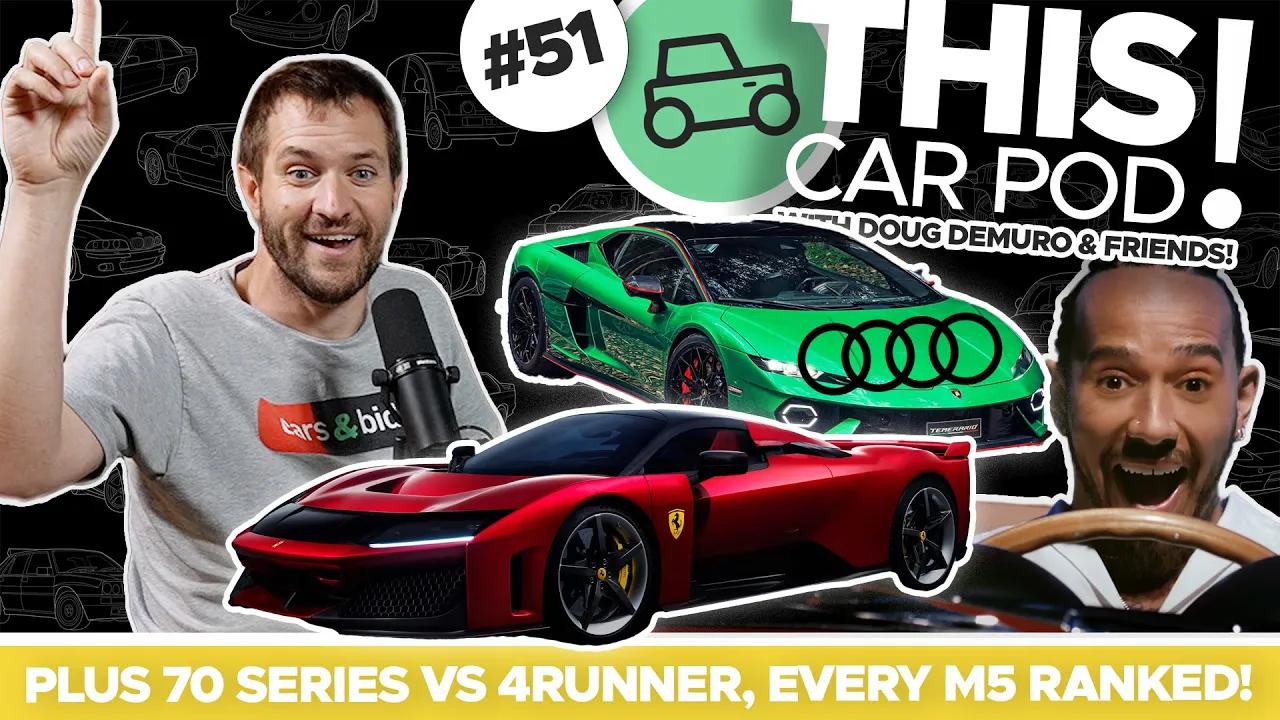 Ferrari is Cool Again! Audi R8 & Ram TRX Back from the Dead! Every BMW M5 Ranked! THIS CAR POD! EP51