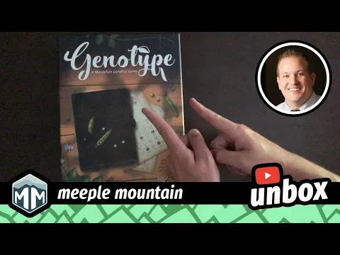 Genotype: A Mendelian Genetics Game - Unboxing - Boardgame Brody