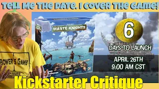 Waste Knights: Beyond the Horizon - Expansion - Kickstarter Critique Review