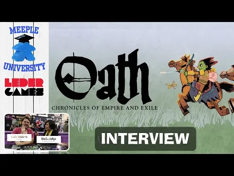 Oath Chronicles of Empire and Exile Board Game - Designer Interview at Pax Unplugged 2019
