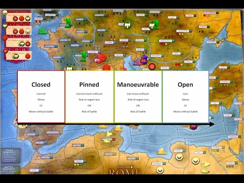 Army/Fleet Manoeuvrability - Strategy Guide - Rome Total War: The Board Game