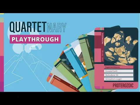 Playing QUARTETnary: The card game about the geological time scale