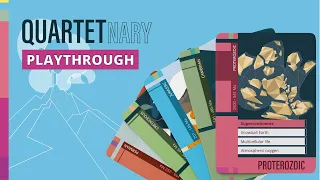 Playing QUARTETnary: The card game about the geological time scale