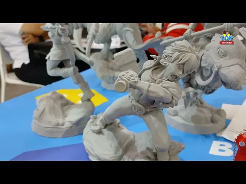 Miniature prototype of Ragnarok the board game: Ceremony of Prontera and dice each color