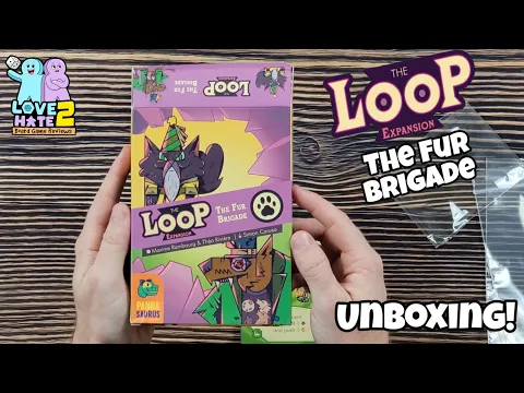 Unboxing of The Loop: The Fur Brigade Expansion - Pandasaurus Games