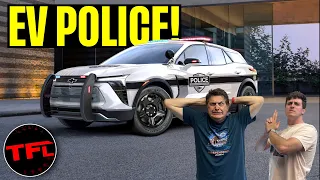 You Won't Hear It Coming: Chevy Debuts An All Electric Police Car With THIS Cool Cop Power!