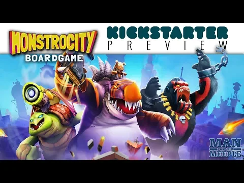 MonstroCity Preview by Man vs Meeple (Vesuvius Media)