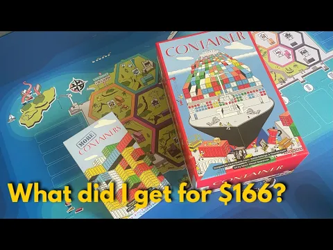 Container Deluxe | Expansion | Playmat |Unboxing| Re-boxing