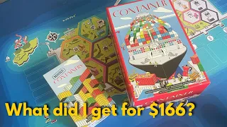 Container Deluxe | Expansion | Playmat |Unboxing| Re-boxing
