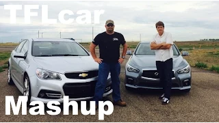 2014 Infiniti Q50S vs Chevy SS Mashup Review: 4-Door Sports car vs Muscle Sedan