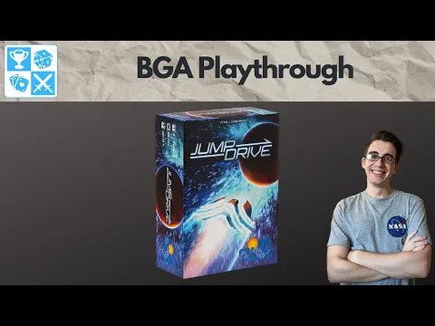 Better than Race for the Galaxy? Jump Drive [BGA Playthrough]