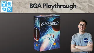 Better than Race for the Galaxy? Jump Drive [BGA Playthrough]
