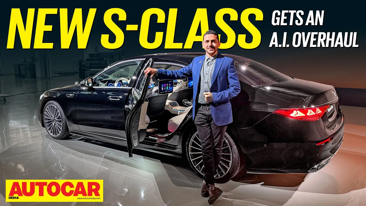 2026 Mercedes Benz S-Class facelift: Flagship limousine gets tech overhaul|First Look |Autocar India