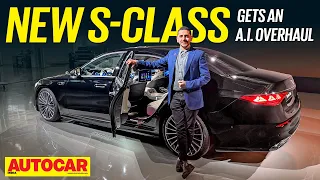 2026 Mercedes Benz S-Class facelift: Flagship limousine gets tech overhaul|First Look |Autocar India