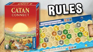 How to play CATAN CONNECT game (official rules, instructions and gameplay) | SPIELREGELN TV x Kosmos