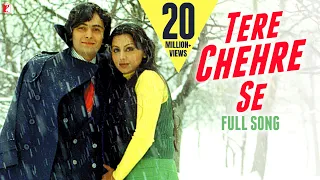 Tere Chehre Se Full Song | Kabhi Kabhie | Rishi Kapoor, Neetu Singh | Kishore Kumar, Lata Mangeshkar
