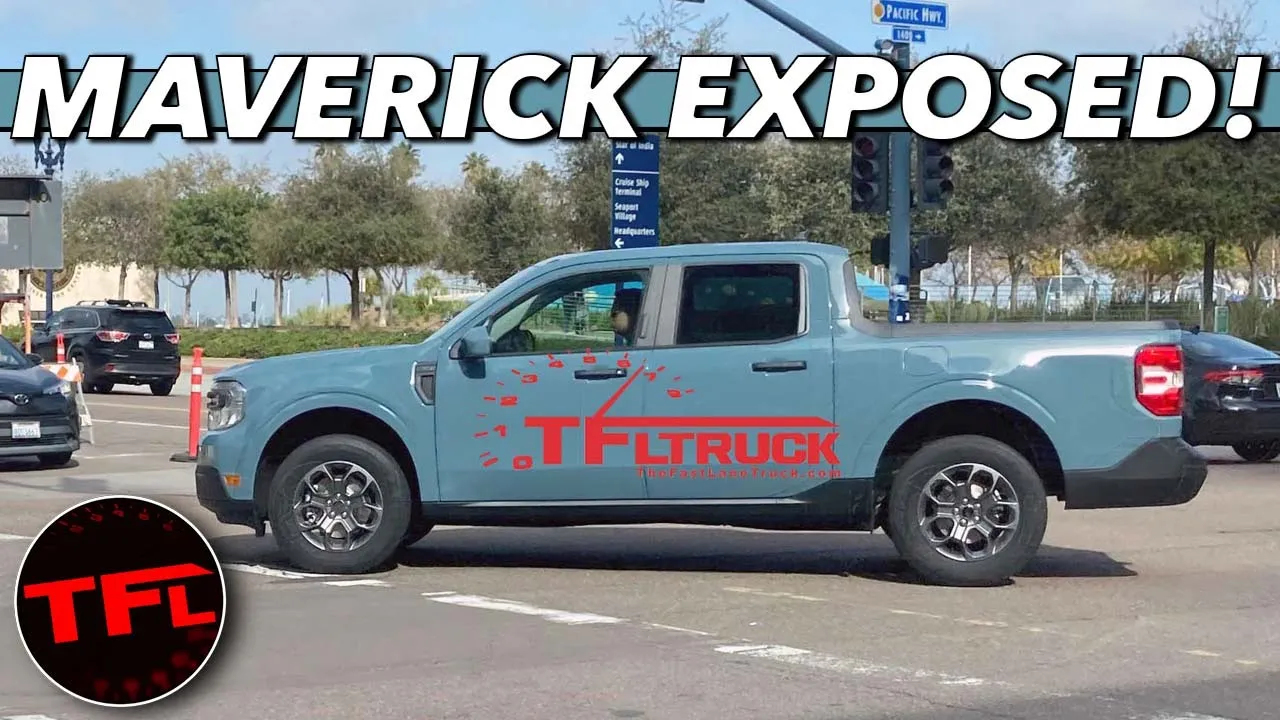 SPIED! Here's The Production-Ready Ford Maverick Compact Truck Before Ford Officially Reveals It!