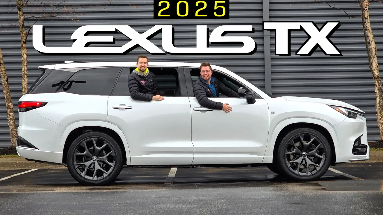 2025 Lexus TX 500h F-Sport -- The BIGGEST Lexus Gains NEW Tech & Trim Level for 2025!