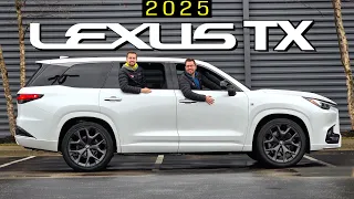 2025 Lexus TX 500h F-Sport -- The BIGGEST Lexus Gains NEW Tech & Trim Level for 2025!