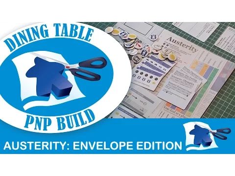 Build: Austerity Envelope Edition - Dining Table Print & Play