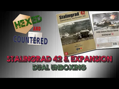 Stalingrad '42 - Main Game & Expansion Dual Unboxing: What's in the box & bag?