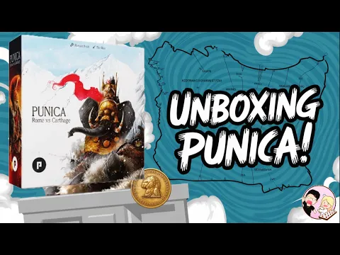 Jake Reacts | Unboxing Punica: Rome Vs Carthage! A Quick Playing Area Control Game