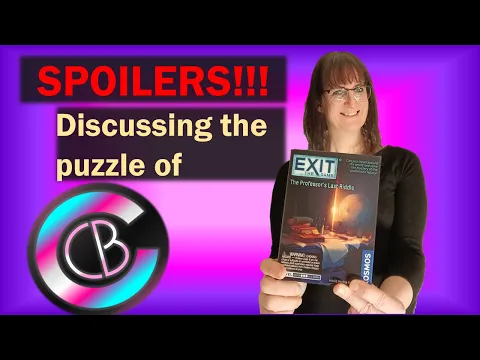 EXIT: Professor's Last Riddle - SPOILER PUZZLE DISCUSSION