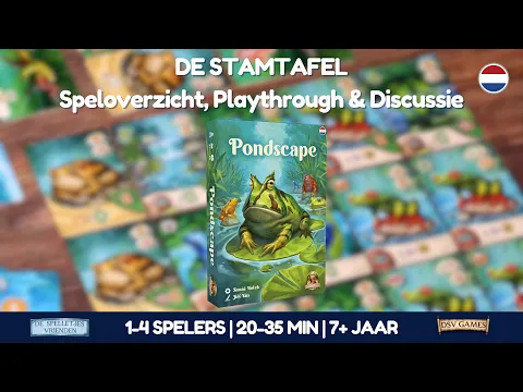 Pondscape (2P) - Speloverzicht, Playthrough & Discussie - De Stamtafel #S01A21 [NL]