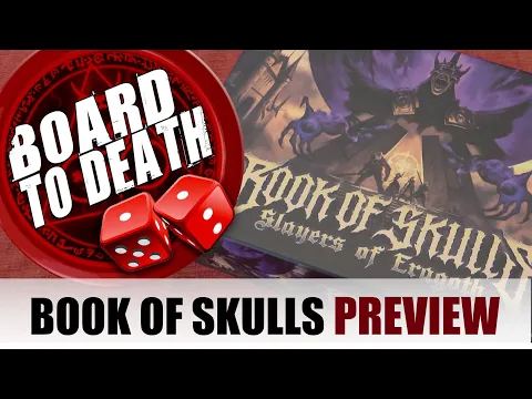 Book of Skulls Board Game Heavy Metal Fantasy!