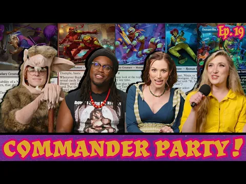 Splinter Fights His Sons | Commander Party #19 | MTG EDG Gameplay