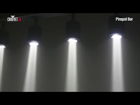 Product video thumbnail for Chauvet Pinspot Bar with 6x15W Warm White LED Pinspots