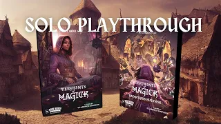 Solo Playthrough of Merchants of Magick with Dangerous Business Expansion