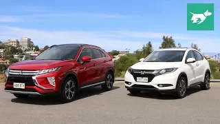 2018 Mitsubishi Eclipse Cross vs 2017 Honda HR-V Comparison Review