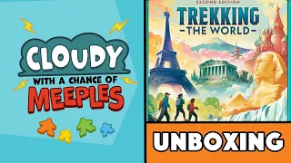 Trekking the World: Second Edition Unboxing - Cloudy with a Chance of Meeples