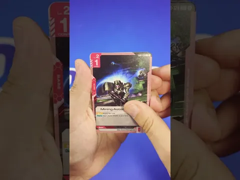 We pull an amazing card ‼️Gundam card game Newtype Rising ️