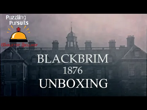 Puzzling Pursuits Unboxing, a spoiler free look at the puzzle game Blackbrim 1876