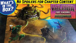 VALERIA CARD KINGDOMS DARKSWORN KickStarter 2nd Edition Unboxing - NO SPOILERS for Chapter Content