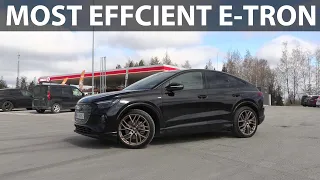 Audi Q4 e-tron Sportback 45 Quattro range test